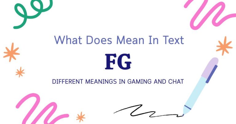 FG Meaning in Text: Different Meanings in Gaming and Chat