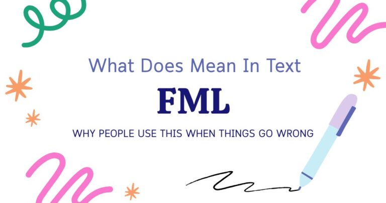 FML Meaning in Text: Why People Use This When Things Go Wrong