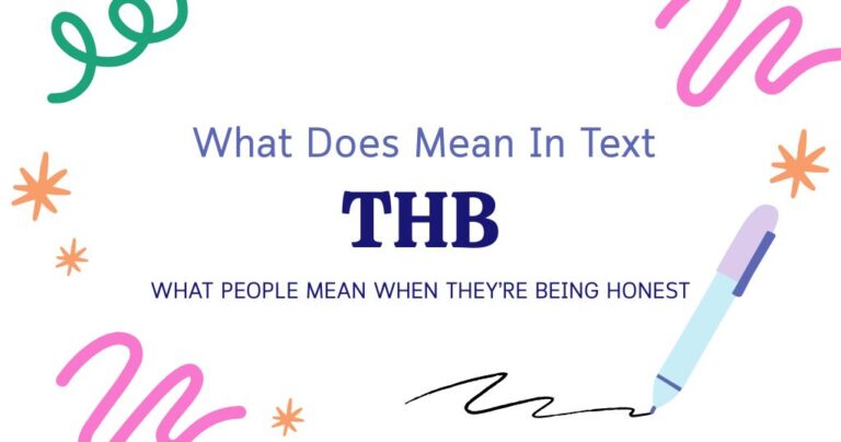 THB Meaning in Text: What People Mean When They’re Being Honest