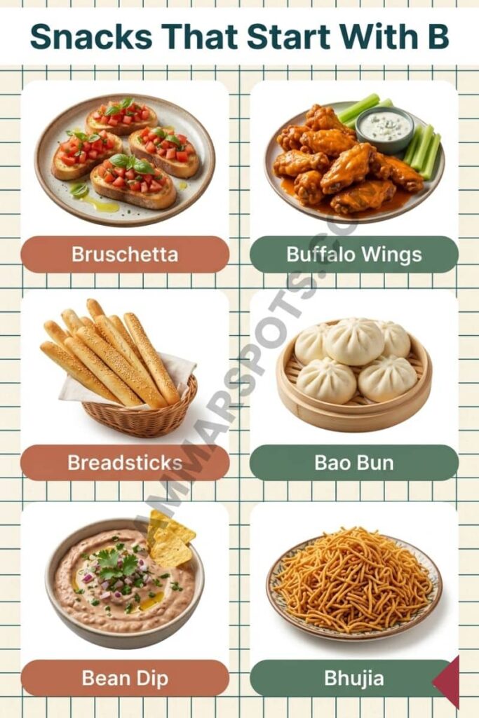 Snacks That Start With B